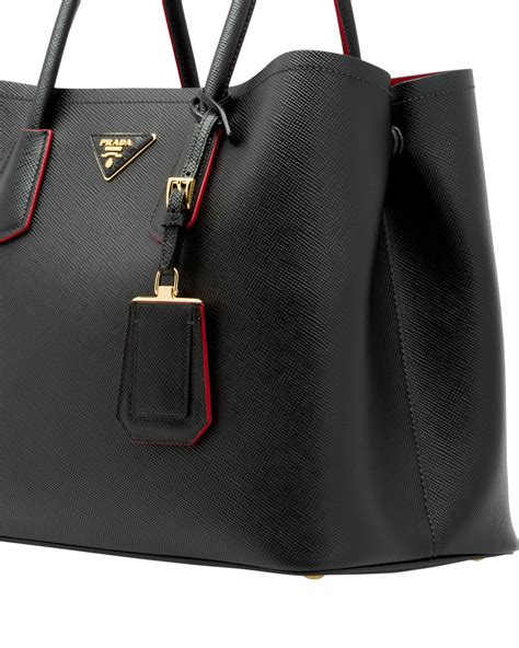 prada triple bag|prada double bag small.